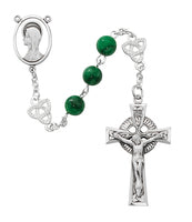 Imitation Jade Irish Rosary