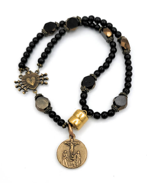MG Rosary - Seven Sorrows Chaplet Wrist Rosary
