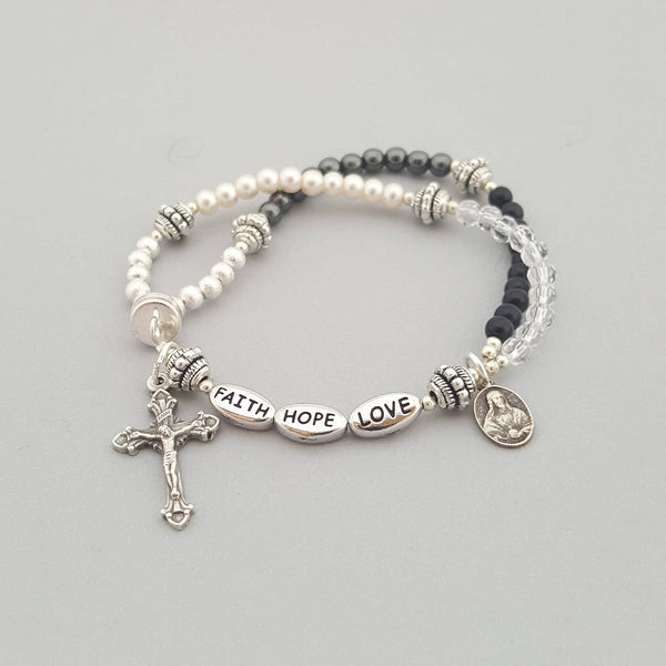 MG Rosary - Rosary for the Holy Souls Wrist Rosary