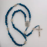 Corded Rosary with wooden beads