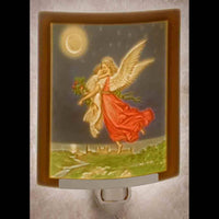 The Porcelain Garden Inc. - Medium Angel Curved Colored Night Light