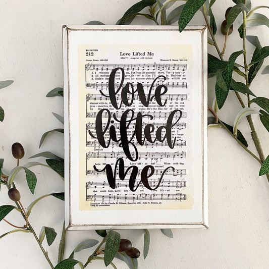 Love Lifted Me