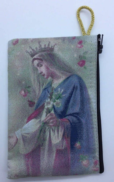 MD Rosary Pouch - Mystic Rose        (4" x 6")