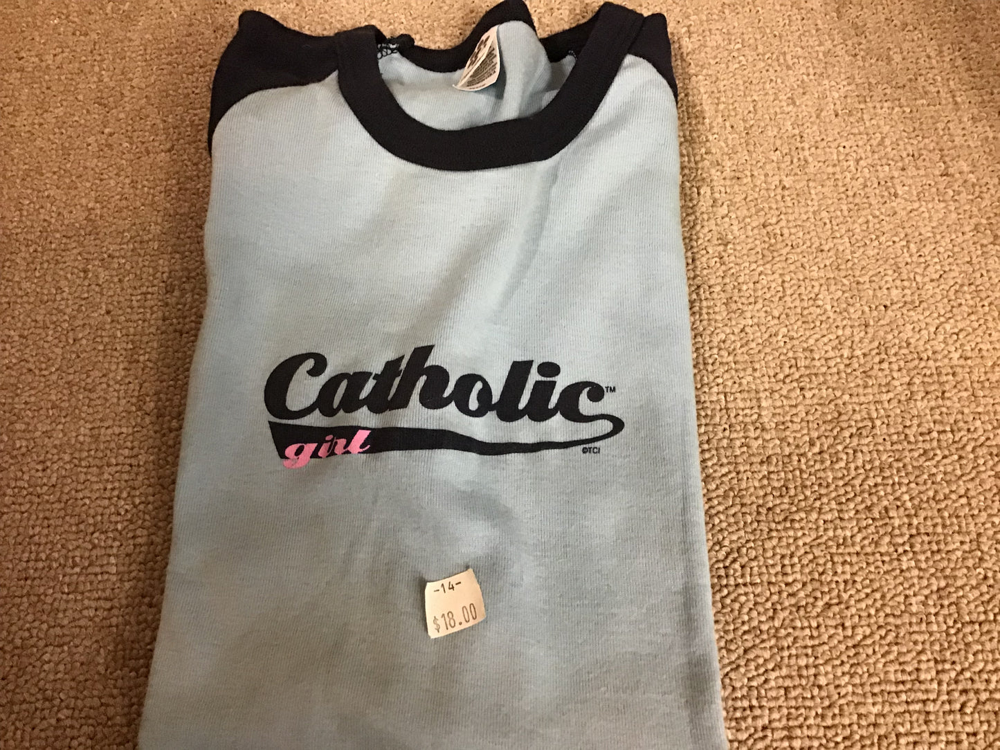 Catholic girl tee