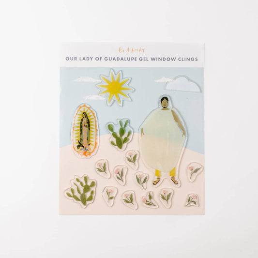 Our Lady of Guadalupe and Juan Diego Gel Window Clings