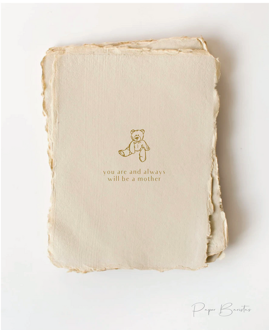 Paper Baristas - "You are and always will be" Baby Loss Greeting Card