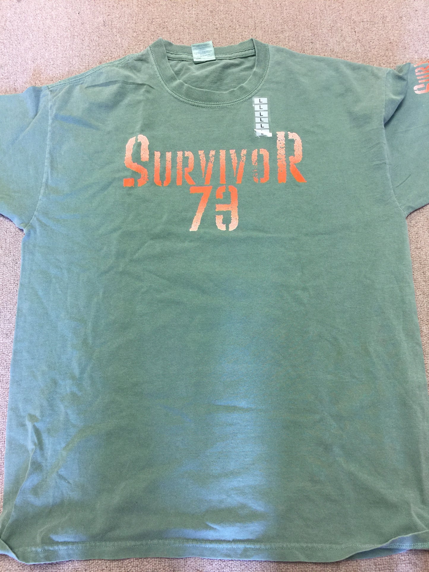 Short Sleeve T-shirt Survivor 73 olive green