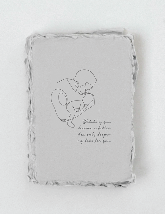Paper Baristas - "Watching you become a father" Father's Day Card