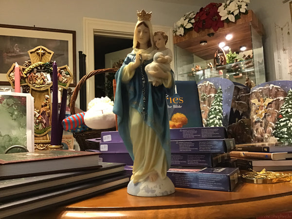 Our Lady of The Rosary Statue