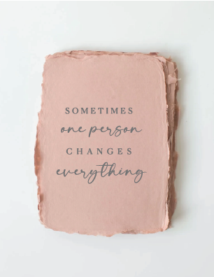 Paper Baristas - "Sometimes one person" Friendship Love Greeting Card