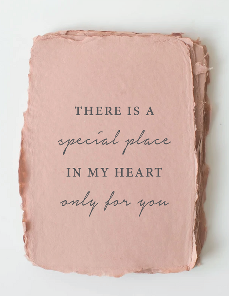 Paper Baristas - "Special Place in my Heart" Love Friend Greeting Card