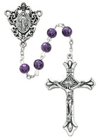 Purple splash Rosary