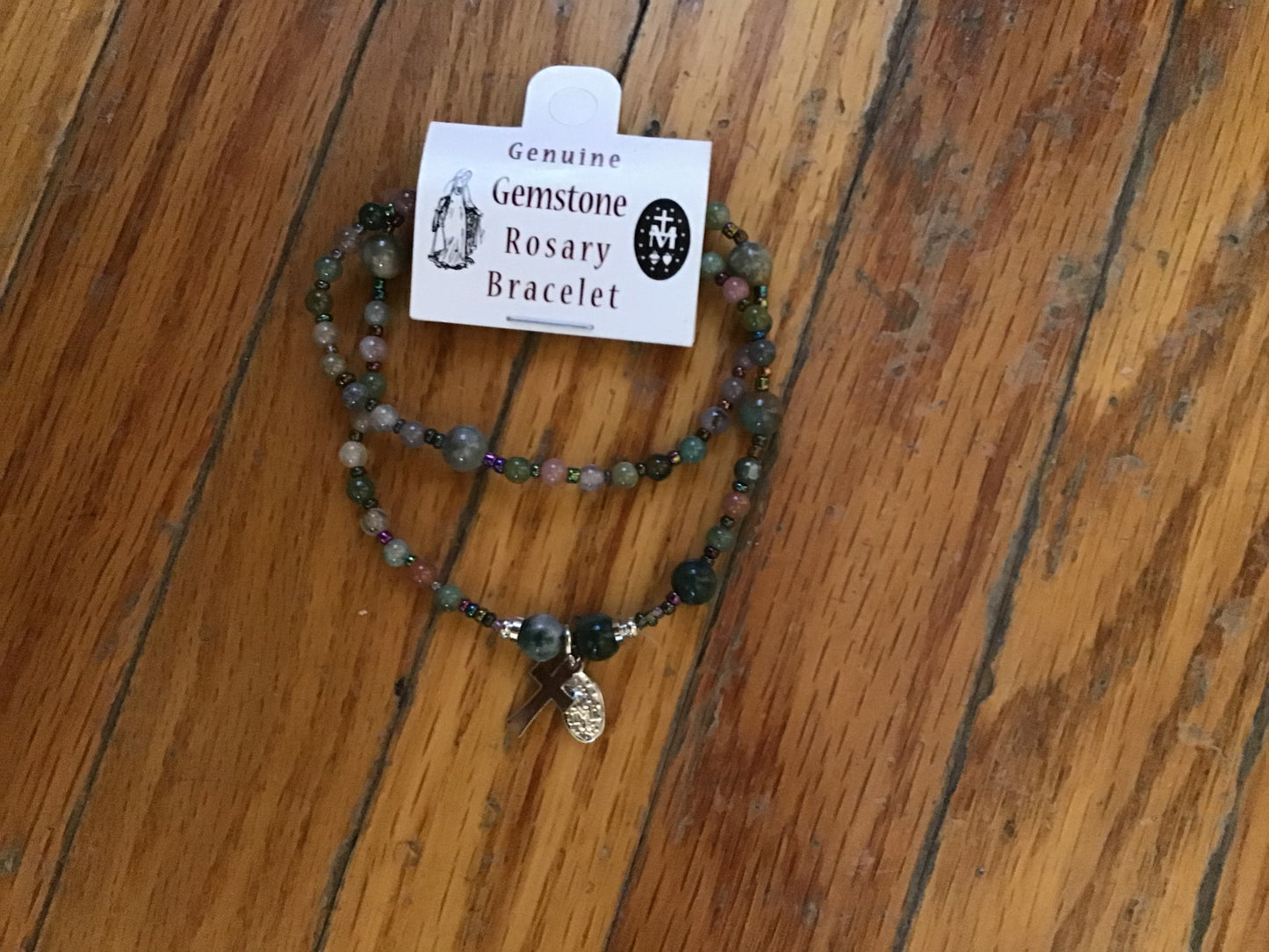 Gemstone Rosary Bracelet
