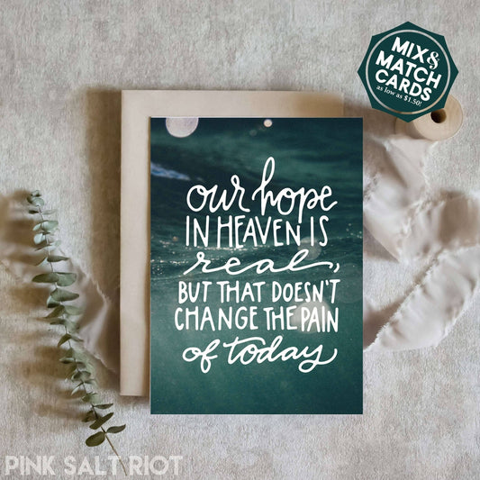 Pink Salt Riot - The Pain of Today Grief Card