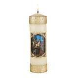 Devotional pillar candle