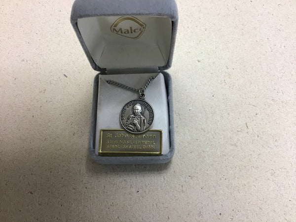 St John Neumann Holy Medal