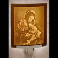 The Porcelain Garden Inc. - Madonna and Child Curved Night Light