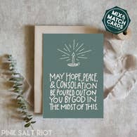 Pink Salt Riot Greeting Cards