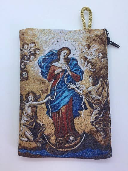 MD Rosary Pouch – Our Lady of Knots     (4" x 6")