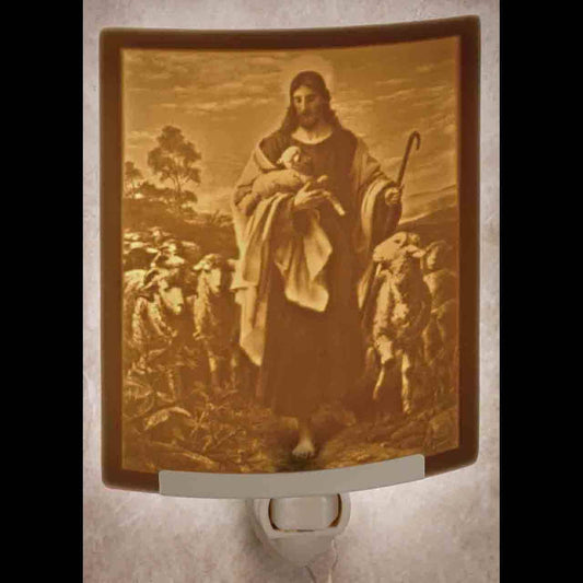 The Porcelain Garden Inc. - Good Shepherd Curved Night Light