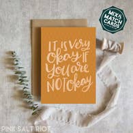 Pink Salt Riot Greeting Cards