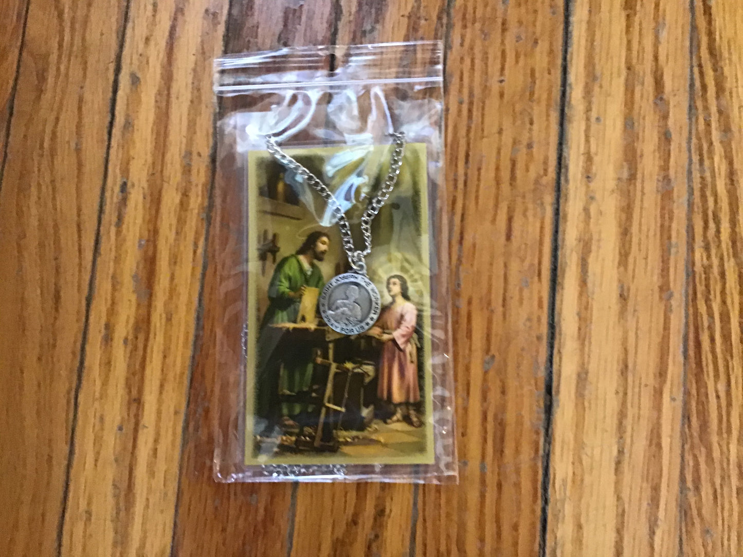 Pewter Saints Medal carded