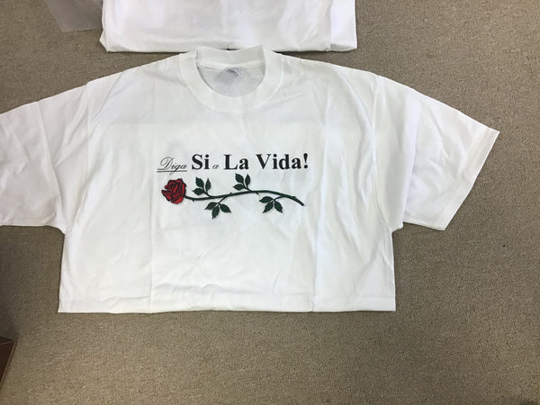 Short Sleeve T-shirt Diga Si a La Vida