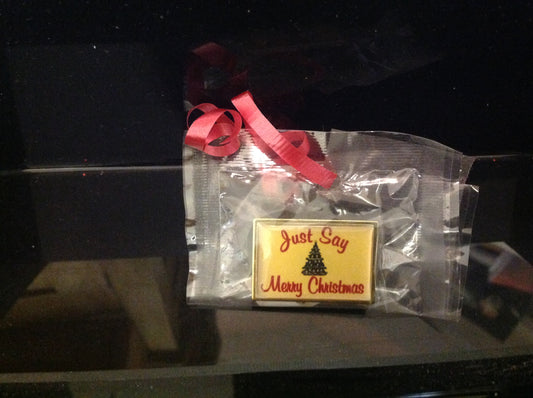 Just Say merry Christmas pins