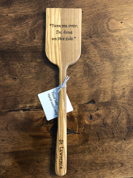 St Lawrence wooden spatula