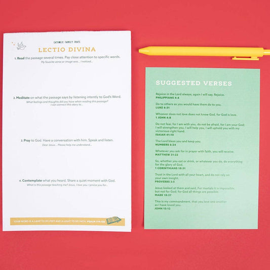 Catholic Family Crate - Children's Lectio Divina Notepad