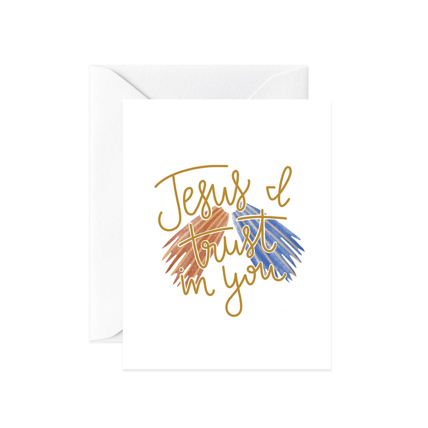 Gratia Design Co - Jesus I Trust In You Card