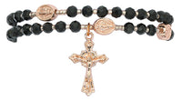 Crystal twist Rosary Bracelet