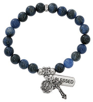 Blue Lapis Rosary Bracelet