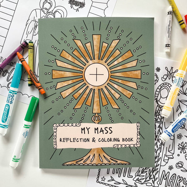 The Little Rose Shop - Catholic Coloring Book