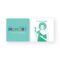 Catholic Family Crate - Saints Memory Game + Flashcards