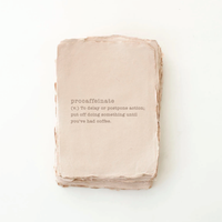 Paper Baristas - Procaffeinate Coffee Greeting Card