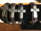 Cross leather cord bracelets