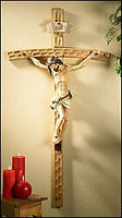 12” Wood Crucifix