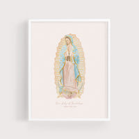 Our Lady of Guadalupe | Pray for Us | Art Print