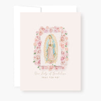 Our Lady of Guadalupe Novena Card | Light Peach