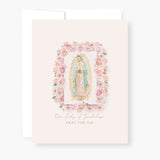 Our Lady of Guadalupe Novena Card | Light Peach