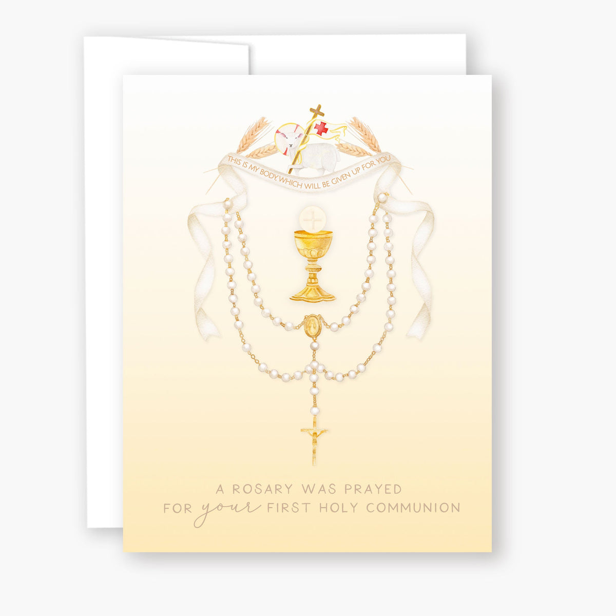 Rosary Card | Sacrament | First Holy Communion – The Catholic Corner