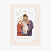St. Andrew Christmas Novena Prayer Card | Holy Family Design