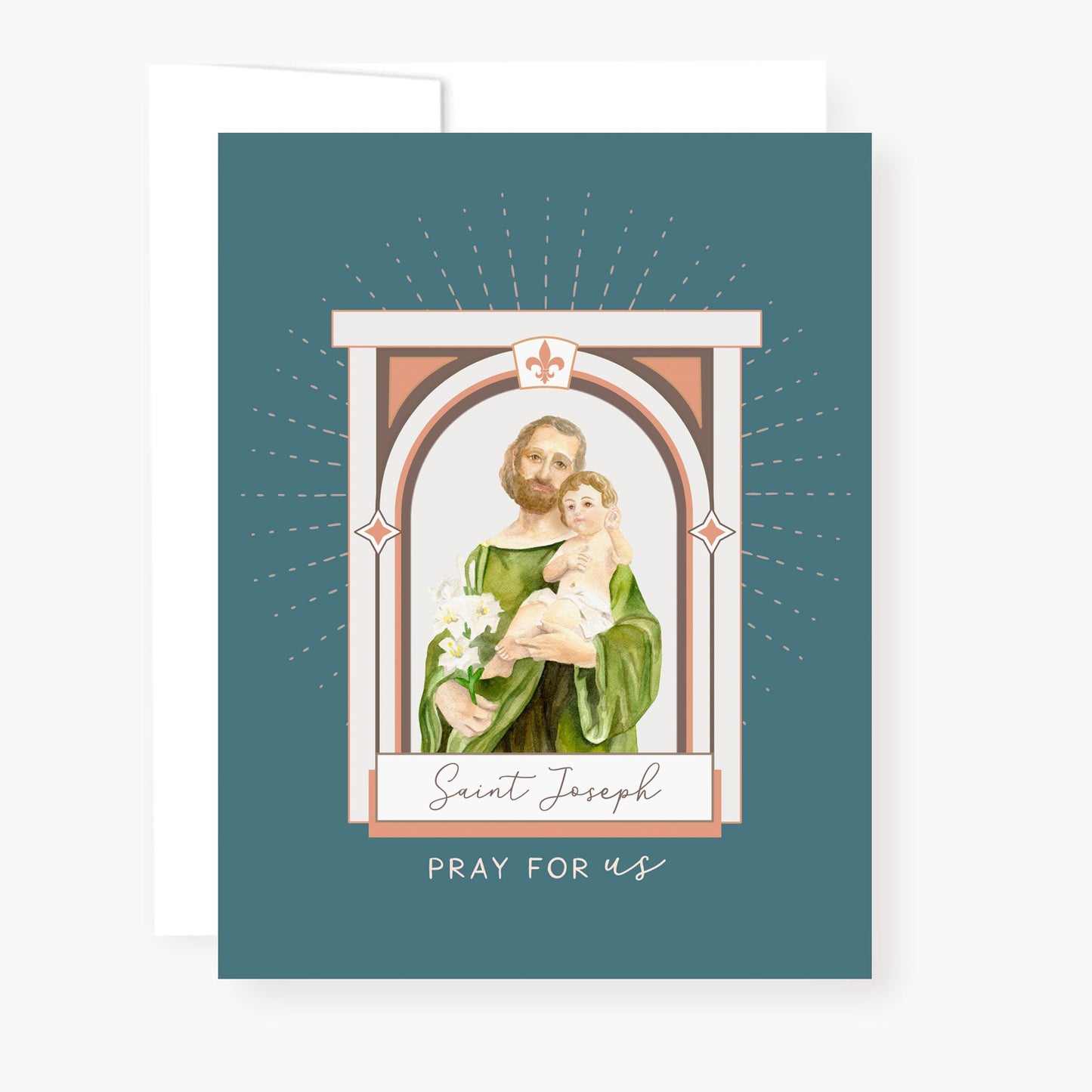 St. Joseph Novena Card | Blue