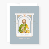 St. Joseph the Worker Novena Card - front view