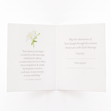 St. Joseph the Worker Novena Card - inside view